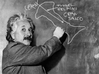 Stranezze dal web - Il tunnel Gelmini secondo Einstein